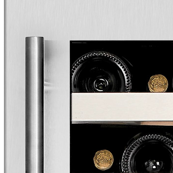 Cellier à vin 24 po, 54 bouteilles Inox à 1 zone avec Connectivité Wi-Fi - Série Titanium