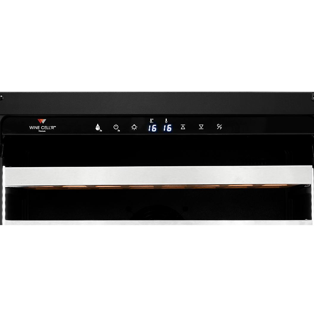 Cellier 24 po, 54 bouteilles, Inox avec Wi-Fi