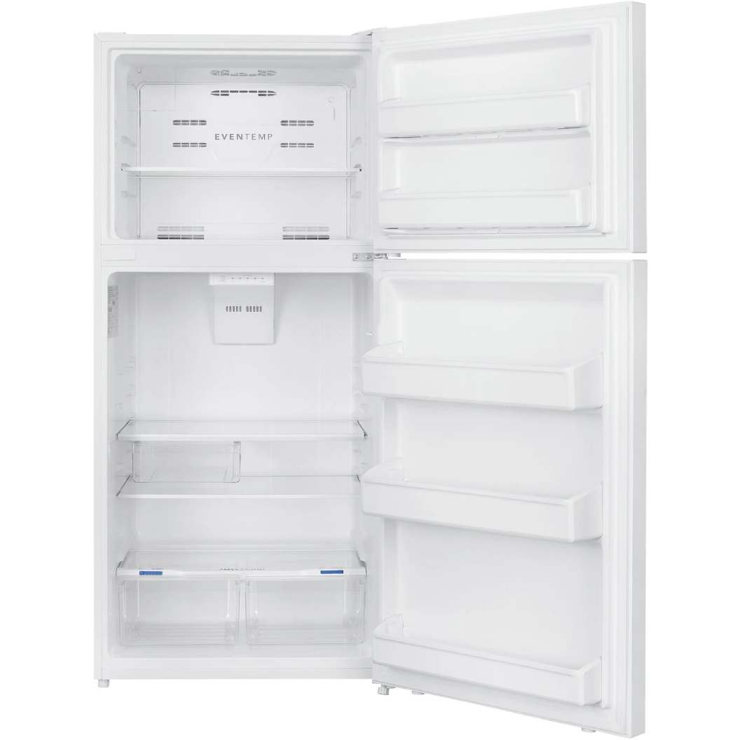 Réfrigérateur à congélateur supérieur 30 po, 18,2 pi³ Blanc avec Système EvenTemp™ - Prêt pour le garage