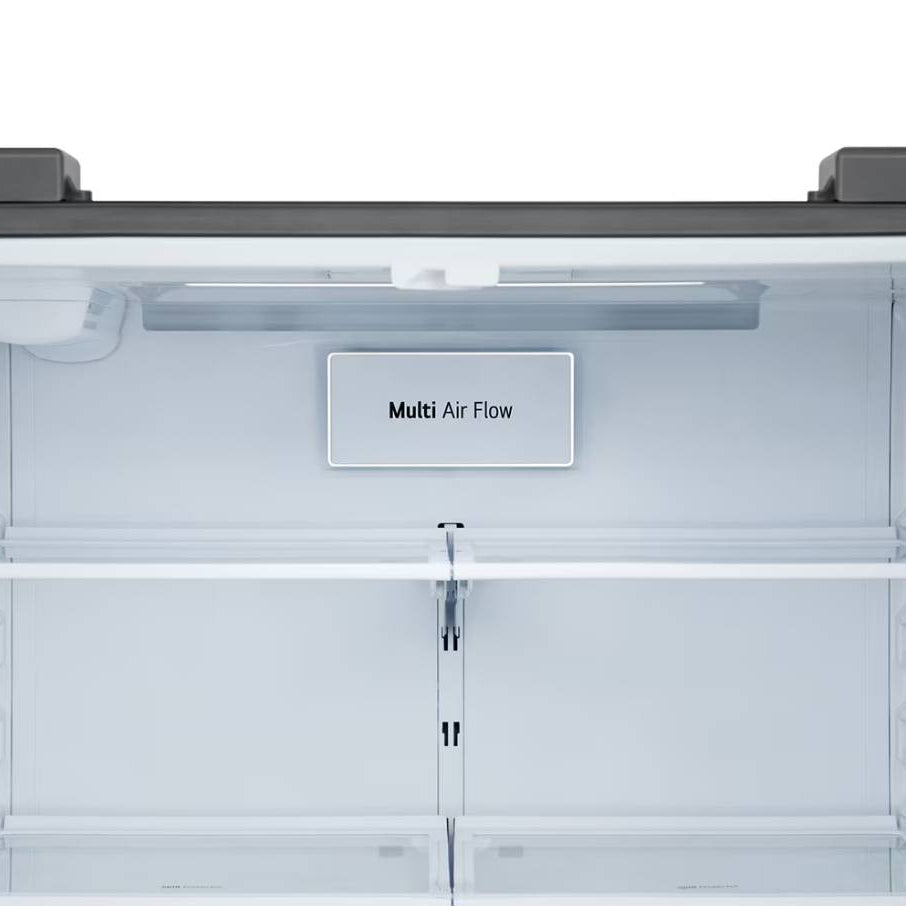 Réfrigérateur à portes françaises 33 po, 25 pi³ Inox avec Distributeur d'eau/glaçons et Wi-Fi