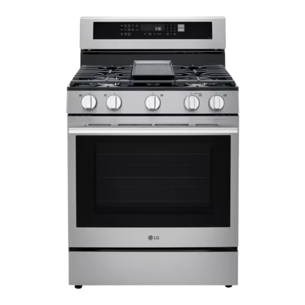 Cuisinière au gaz 30 po Inox Friture à air & InstaView