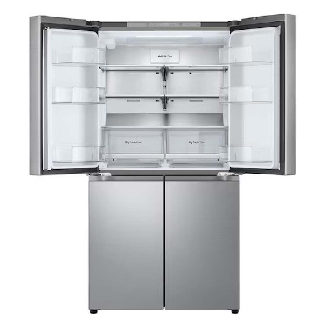 Réfrigérateur porte française à profondeur comptoir 36 po, 24 pi³ 4 portes Inox avec Wi-Fi et machine à glaçons