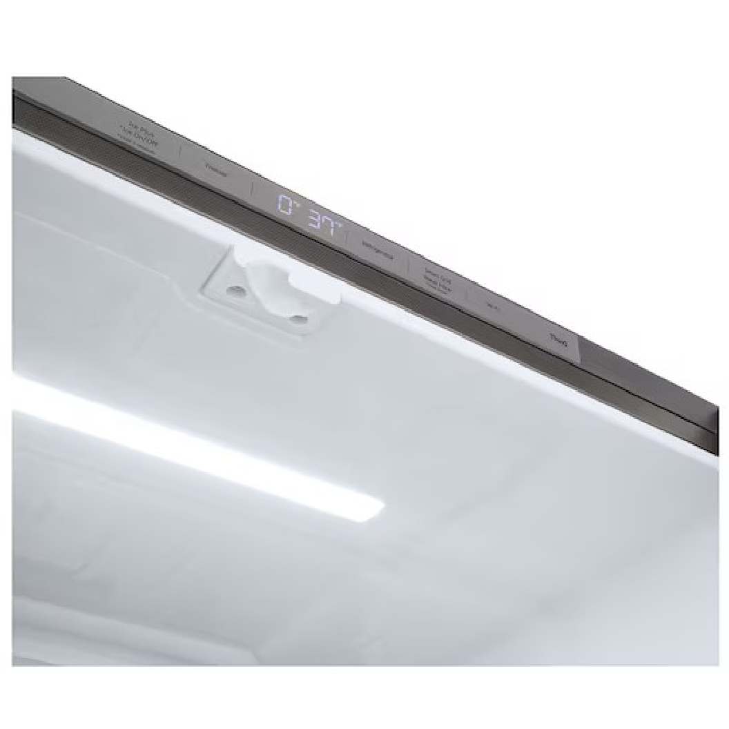 Réfrigérateur porte française à profondeur comptoir 36 po, 24 pi³ 4 portes Inox avec Wi-Fi et machine à glaçons