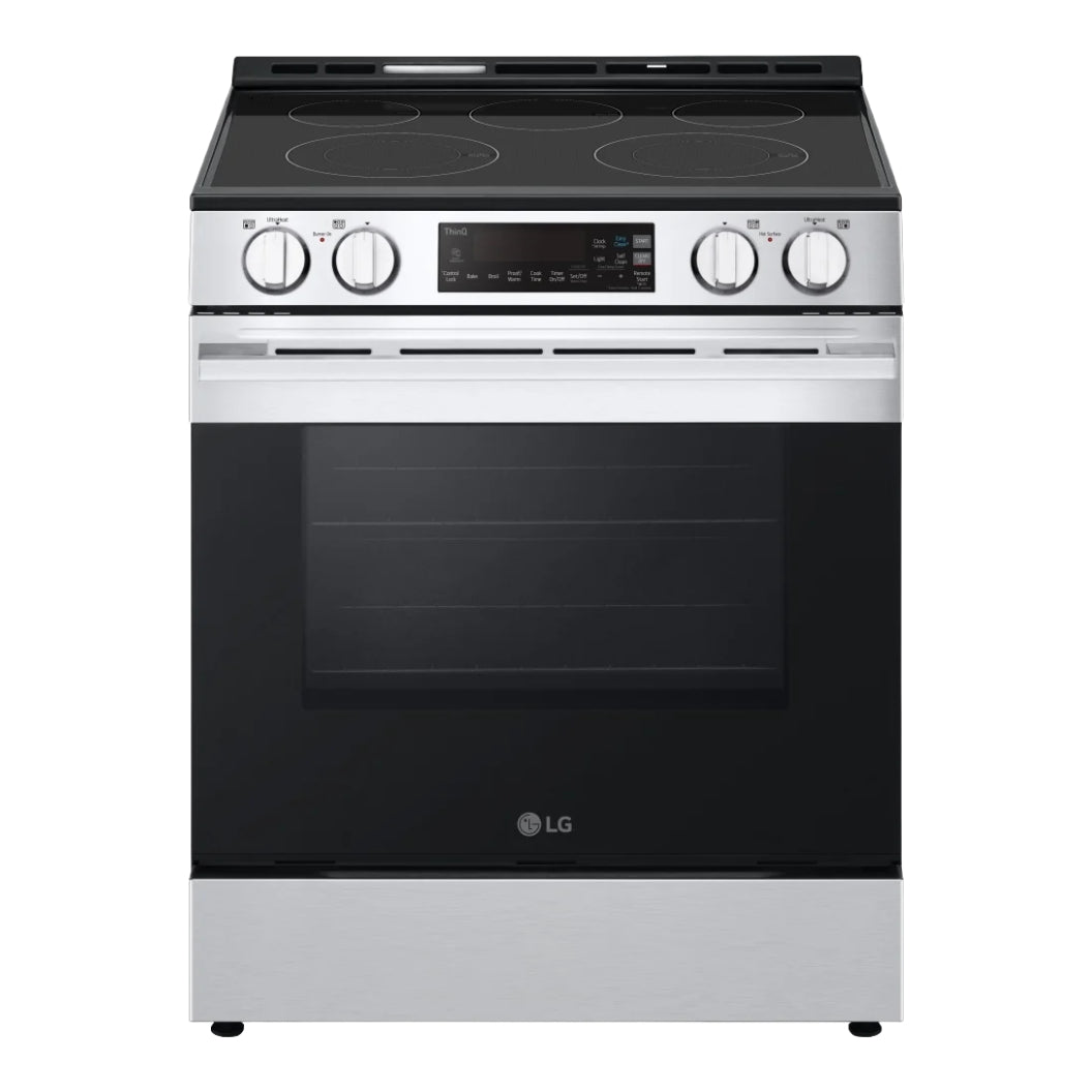 Cuisinière électrique encastrable 30 po, 6,3 pi³ Inox avec Éléments UltraHeat™ et fenêtre WideView™