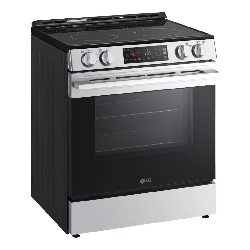 Cuisinière électrique encastrable 30 po, 6,3 pi³ Inox avec Éléments UltraHeat™ et fenêtre WideView™