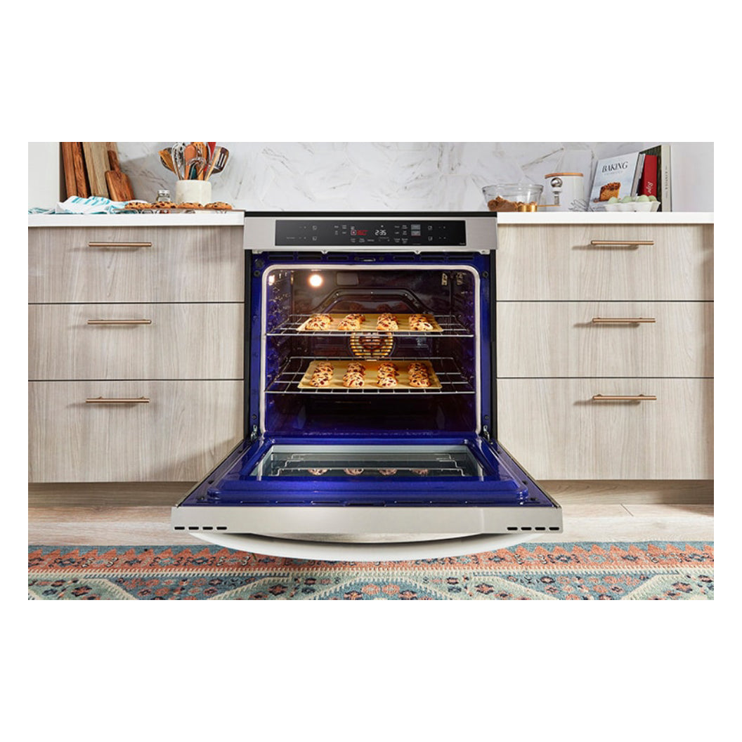 Cuisinière intelligente à induction 30 po Inox Convection ProBake et friture à l'air