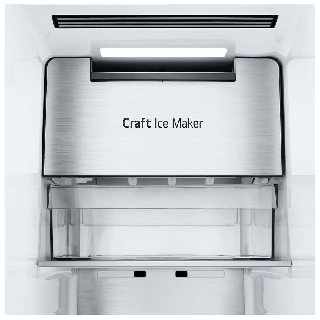 Réfrigérateur côte à côte 36 po, 27 pi³ Inox avec Wi-Fi