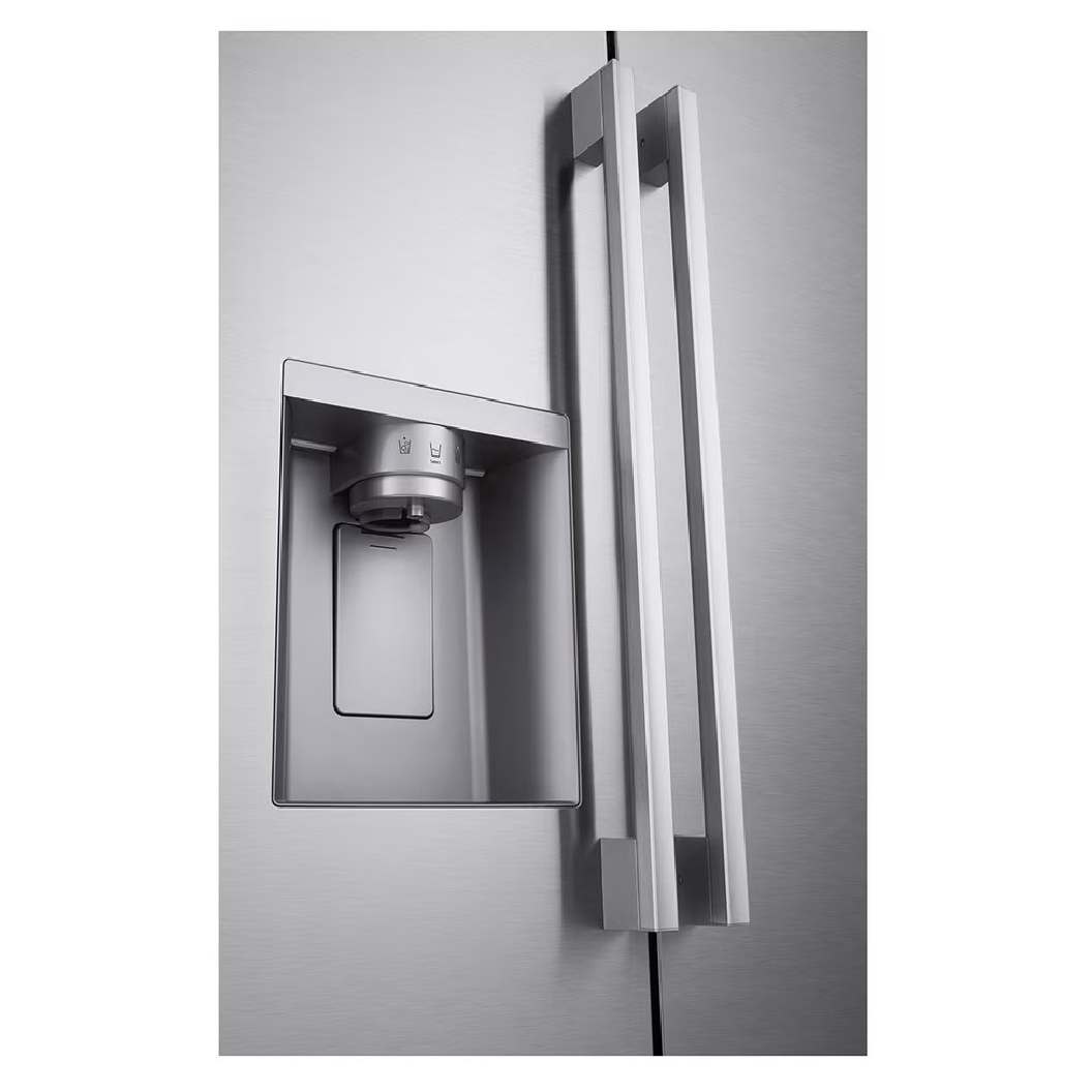 Réfrigérateur côte à côte 36 po, 27 pi³ Inox avec Wi-Fi