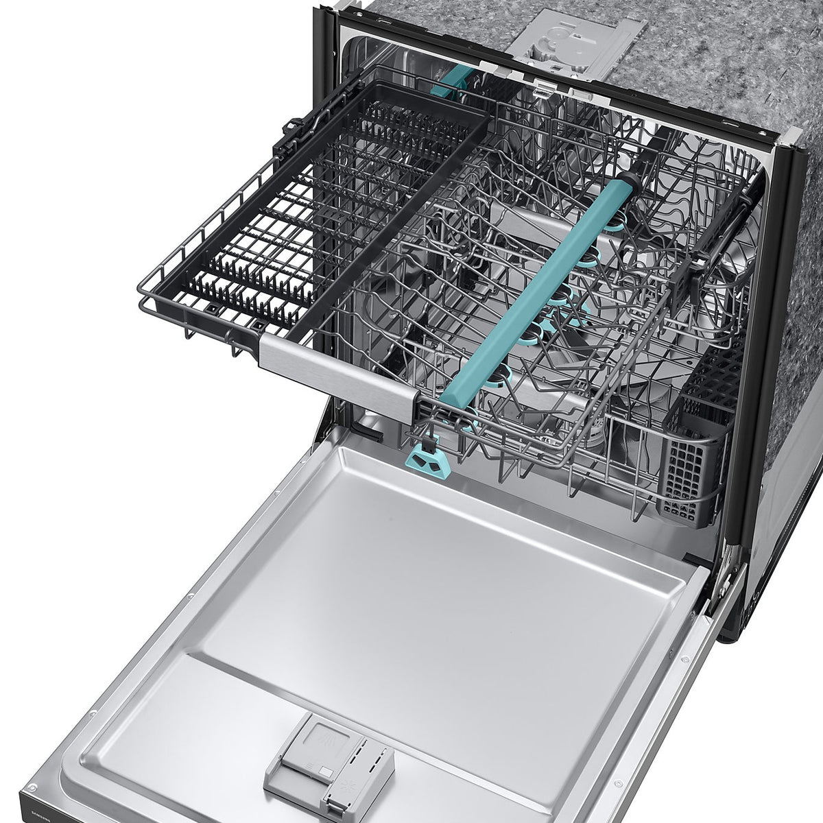 Lave-vaisselle intelligent encastrable 24 po, 38 dBA Inox 3 paniers avec AI Wash et StormWash+™ - Série Bespoke