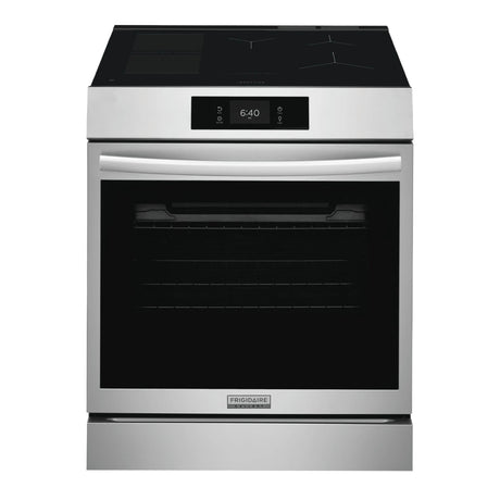 Cuisinière à induction encastrable option pizza 30 po Inox