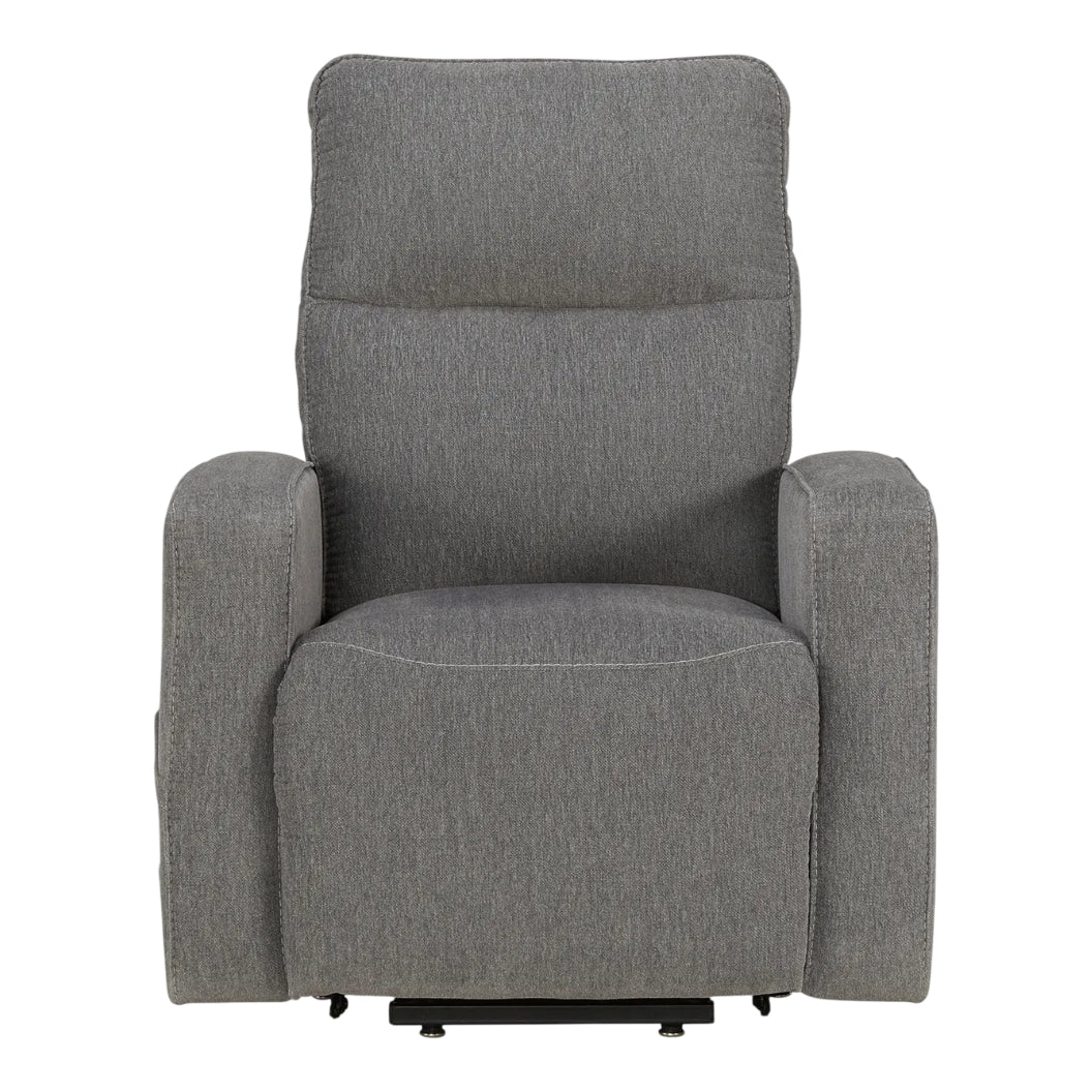Fauteuil lève-personne motorisé chauffant et massant en tissu gris - Starganza