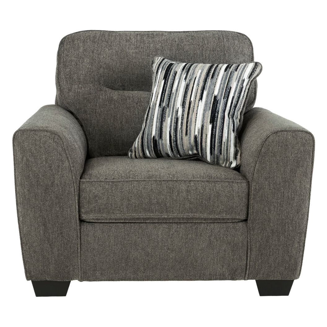 Fauteuil surdimensionné en tissu avec coussin - Olten
