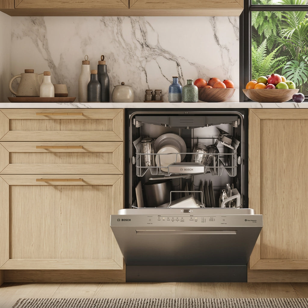 Lave-vaisselle encastrable 24 po, 42 dBA Inox 3 paniers avec PrecisionWash® et Wi-Fi - Série 800