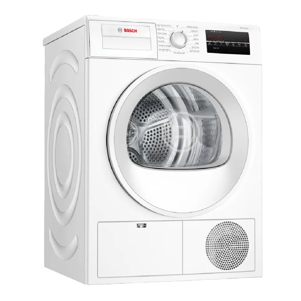 Sécheuse à condensation 24 po, 4pi³ Blanc - Série 300 - Compacte avec 15 programmes