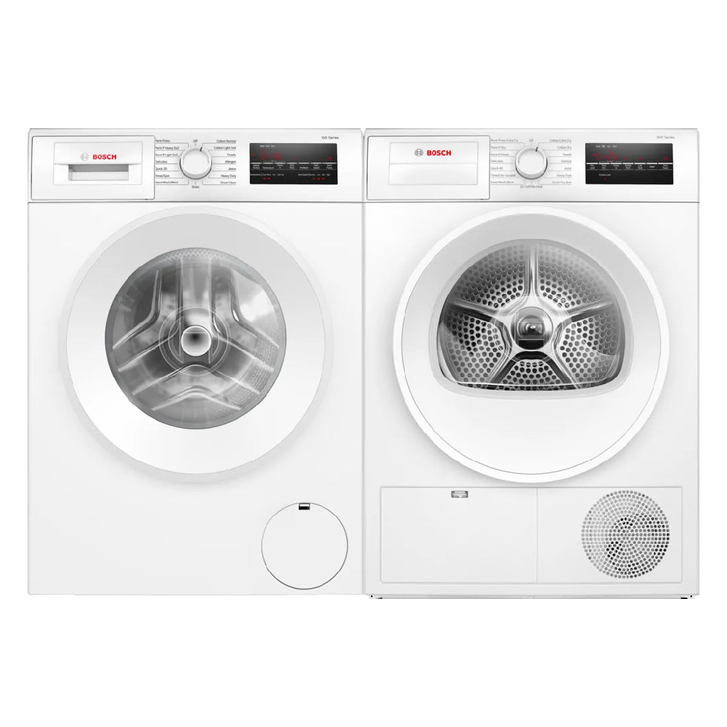 Sécheuse à condensation 24 po, 4pi³ Blanc - Série 300 - Compacte avec 15 programmes