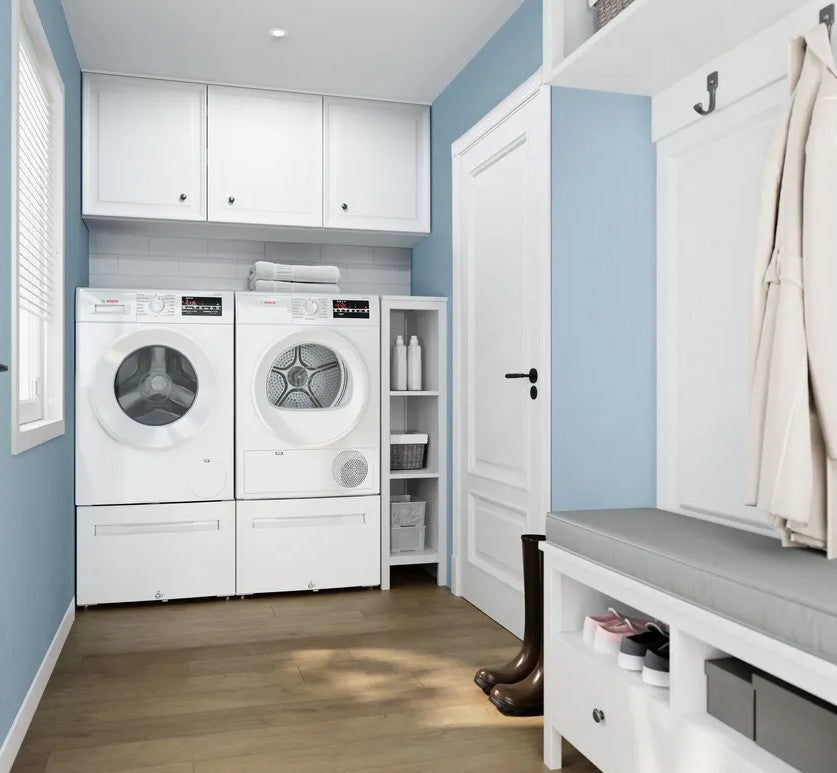 Sécheuse à condensation 24 po, 4pi³ Blanc - Série 300 - Compacte avec 15 programmes