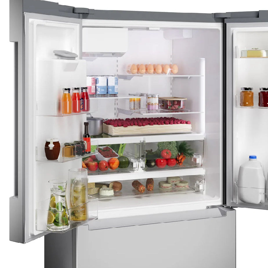 Réfrigérateur à portes françaises, profondeur comptoir 36 po, 21,6 pi³ Inox avec Distributeur d'eau et Wi-Fi - Série 100