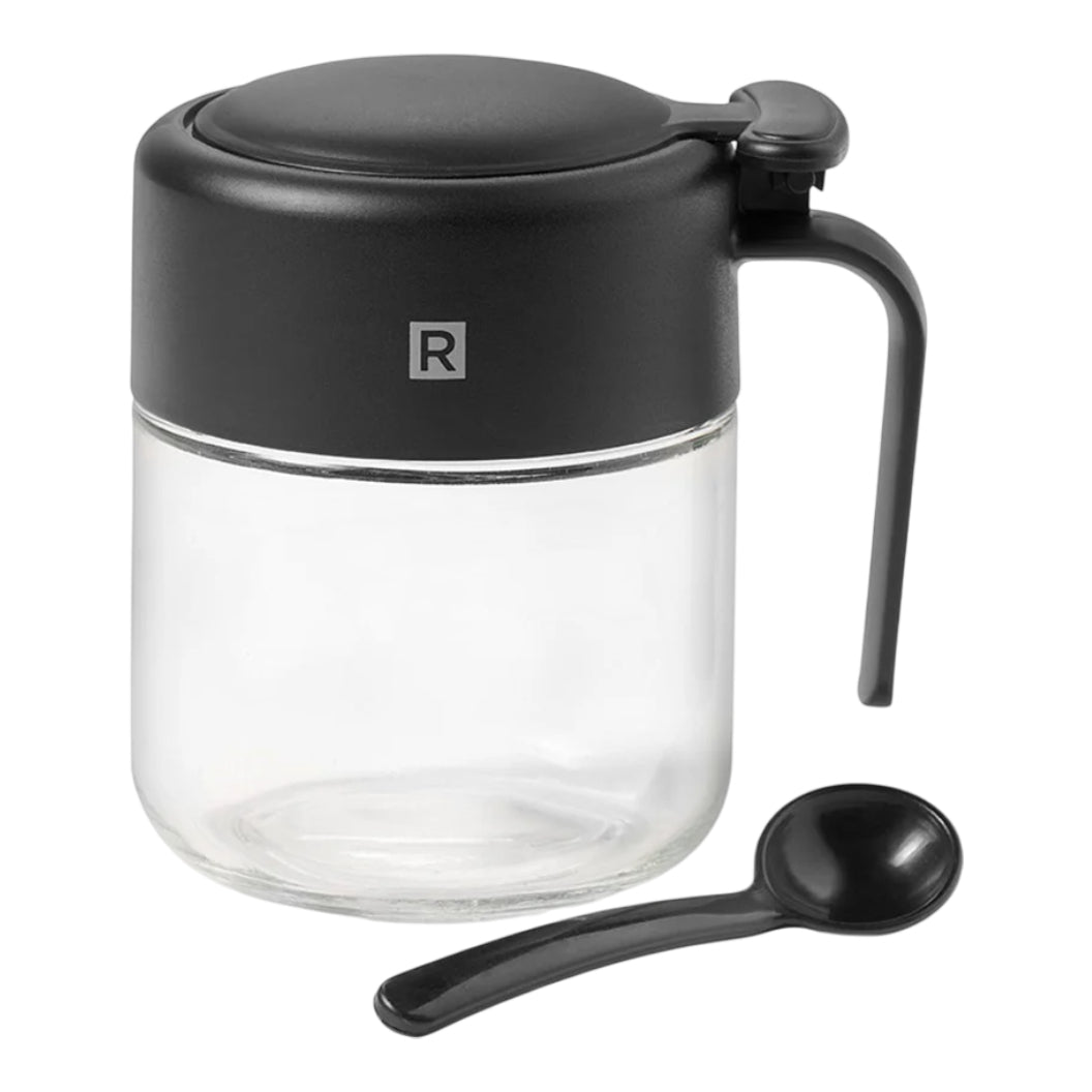 Pot à condiments en verre