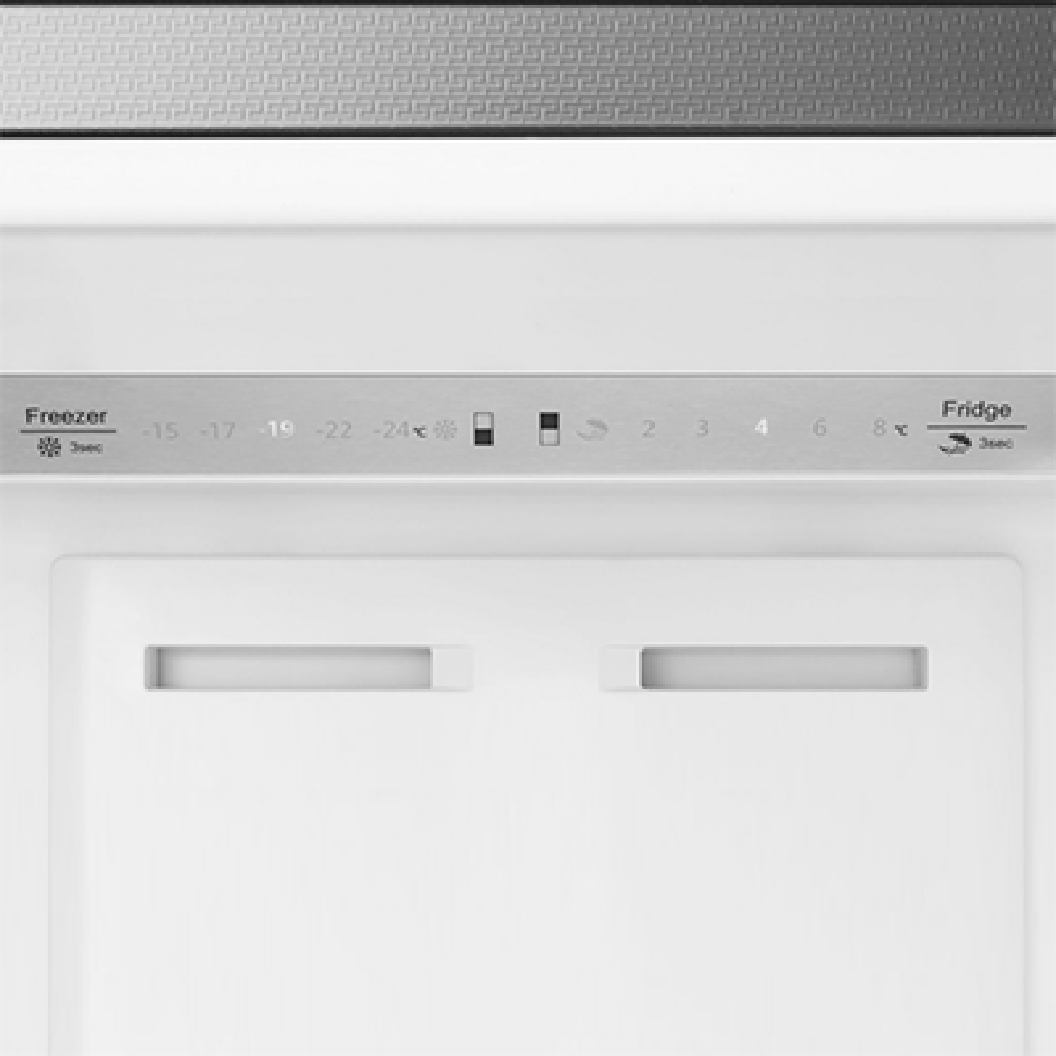 Réfrigérateur à congélateur inférieur 28 po, 14,8 pi³ Inox