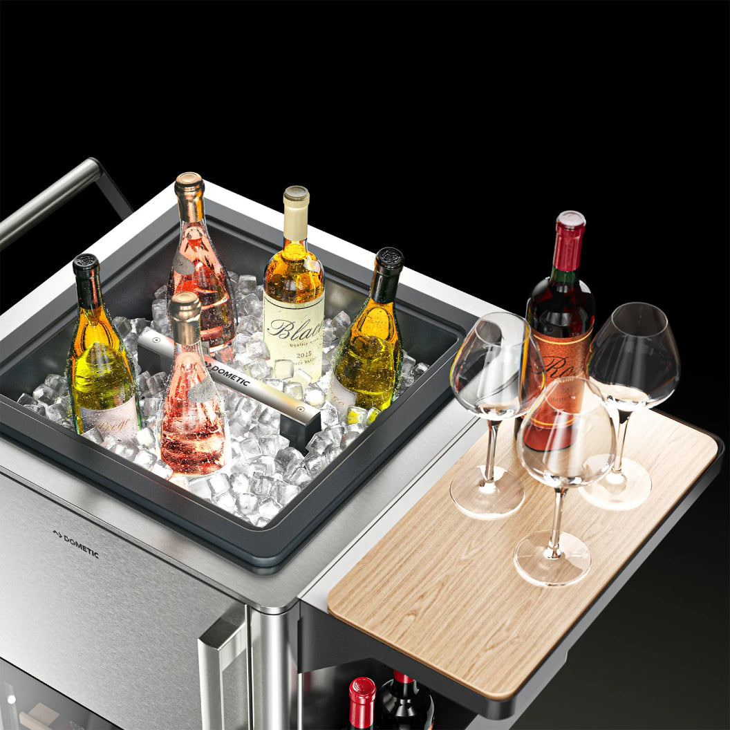 Unité de bar mobile pour cuisine extérieure 27 po - 2 zones