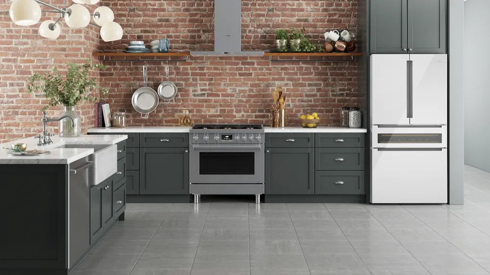 Réfrigérateur multi-portes, 36 po, 21 pi³ Blanc - Série 800 avec tiroir à vin