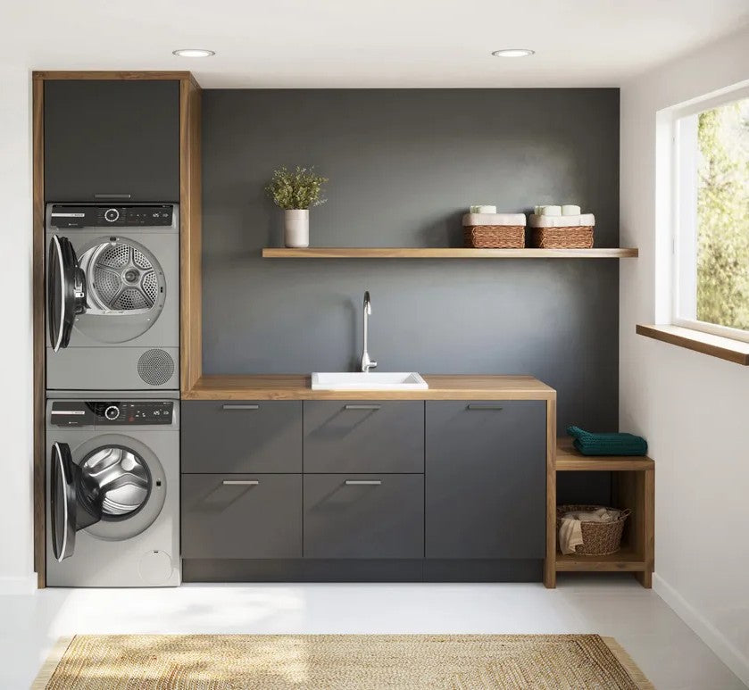 Sécheuse compacte 24 po, 4,0 pi³ Inox acier perlé - Série 800 avec Wi-Fi et 14 programmes