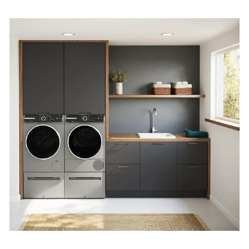 Sécheuse compacte 24 po, 4,0 pi³ Inox acier perlé - Série 800 avec Wi-Fi et 14 programmes