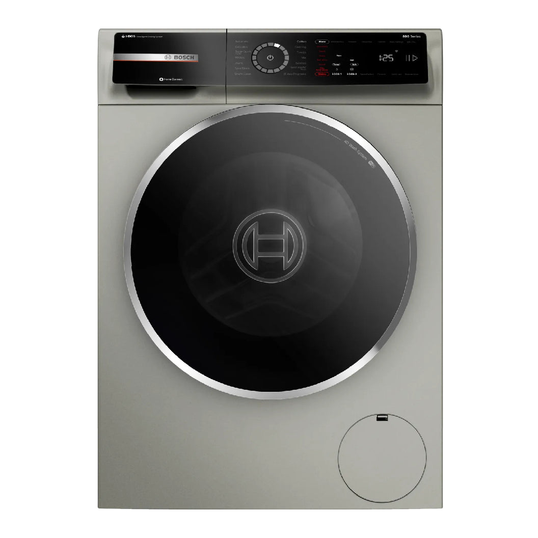 Laveuse compacte 24 po, 2,4 pi³ Acier perlé - Série 800 avec Wi-Fi et 13 cycles