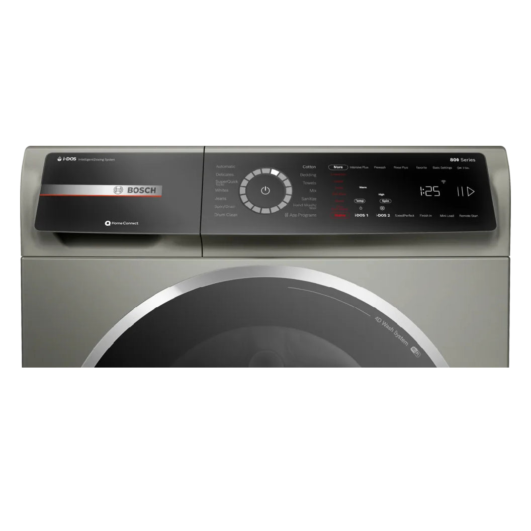 Laveuse compacte 24 po, 2,4 pi³ Acier perlé - Série 800 avec Wi-Fi et 13 cycles