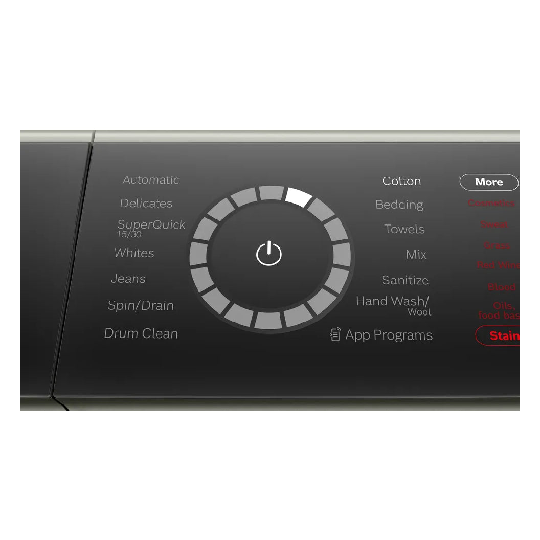 Laveuse compacte 24 po, 2,4 pi³ Acier perlé - Série 800 avec Wi-Fi et 13 cycles