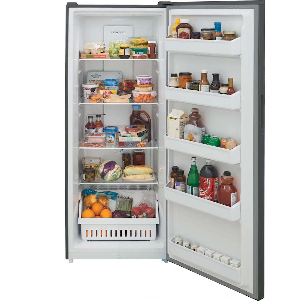 Congélateur vertical convertible 22 po, 13 pi³ Acier brossé - Prêt pour le garage