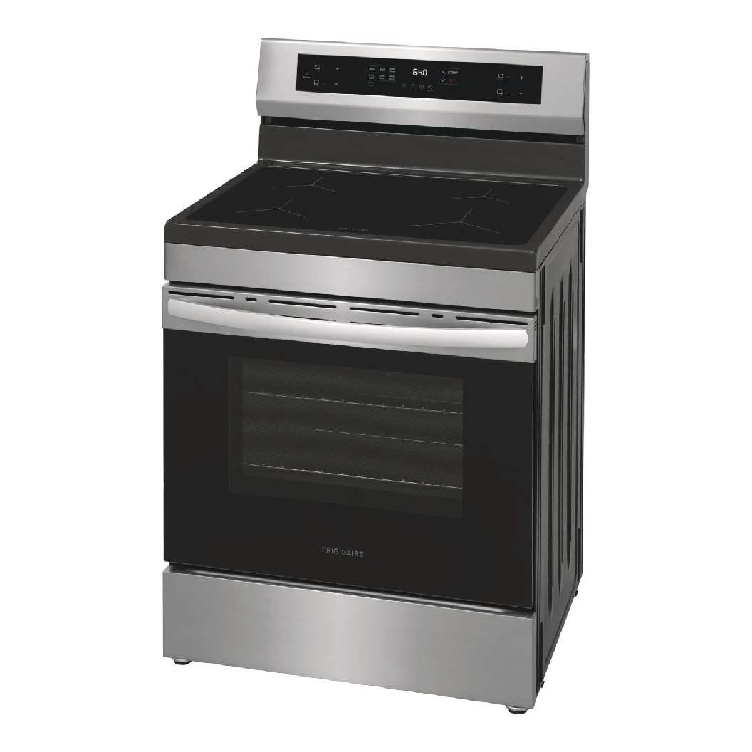 Cuisinière à induction 30 po, 5,3 pi³ Inox à 4 zones