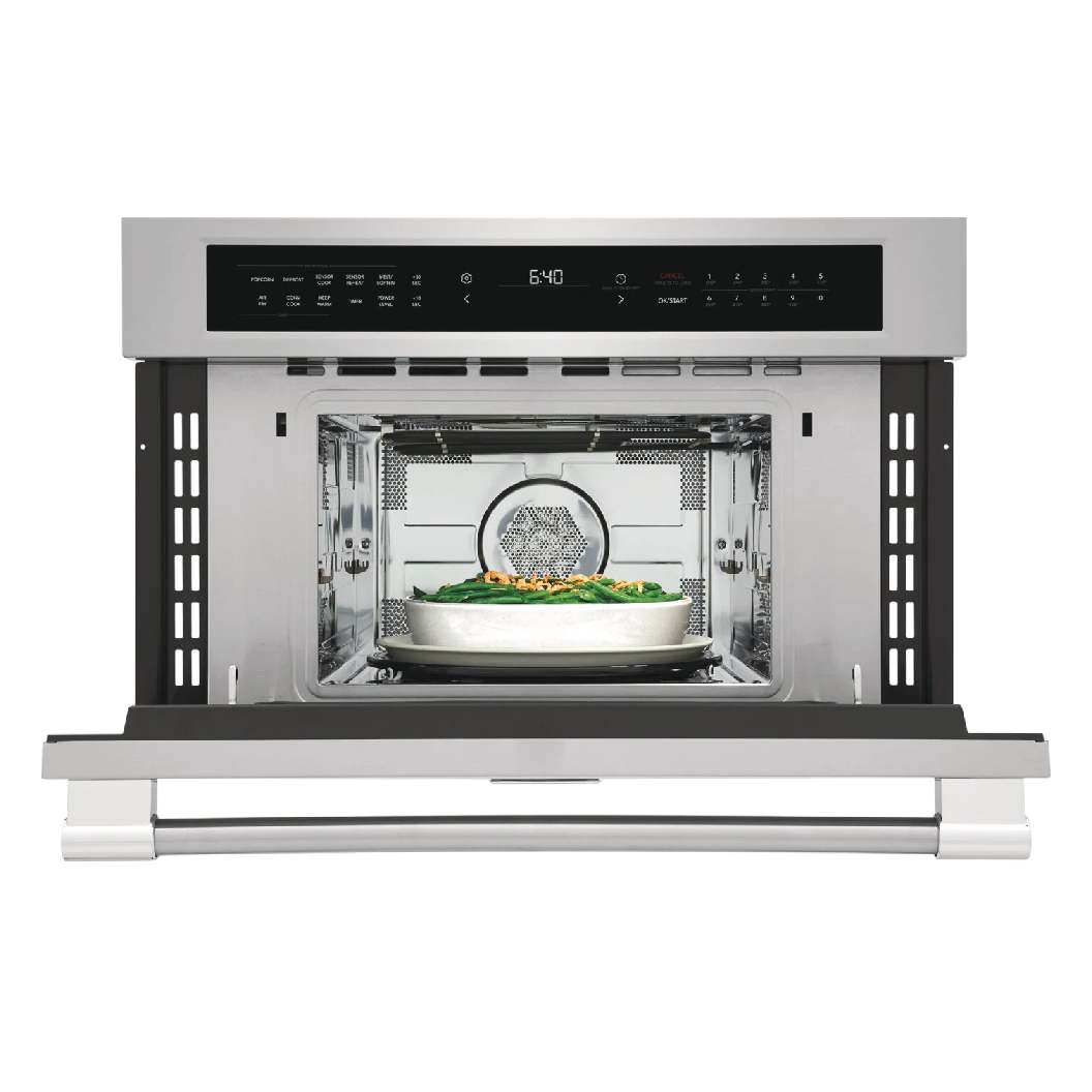 Micro-ondes encastrable 30 po, 1,6 pi³ - Inox - Air Fry et convection intégrée