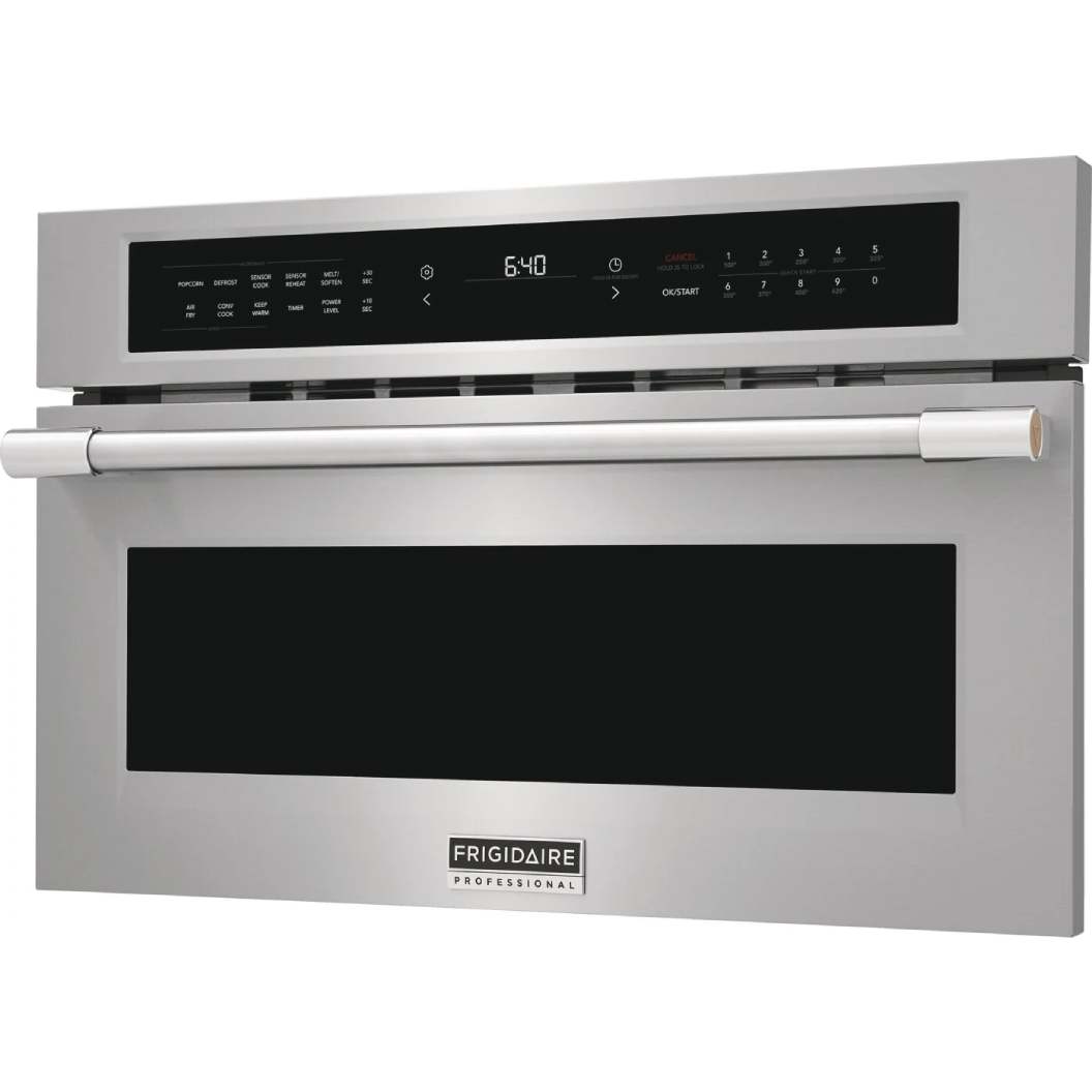 Micro-ondes encastrable 30 po, 1,6 pi³ - Inox - Air Fry et convection intégrée