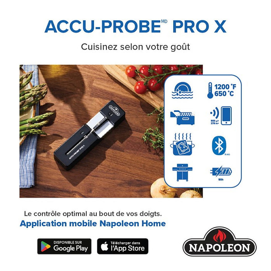 Thermomètre intelligent sans fil Bluetooth® - ACCU-PROBE™ PRO X