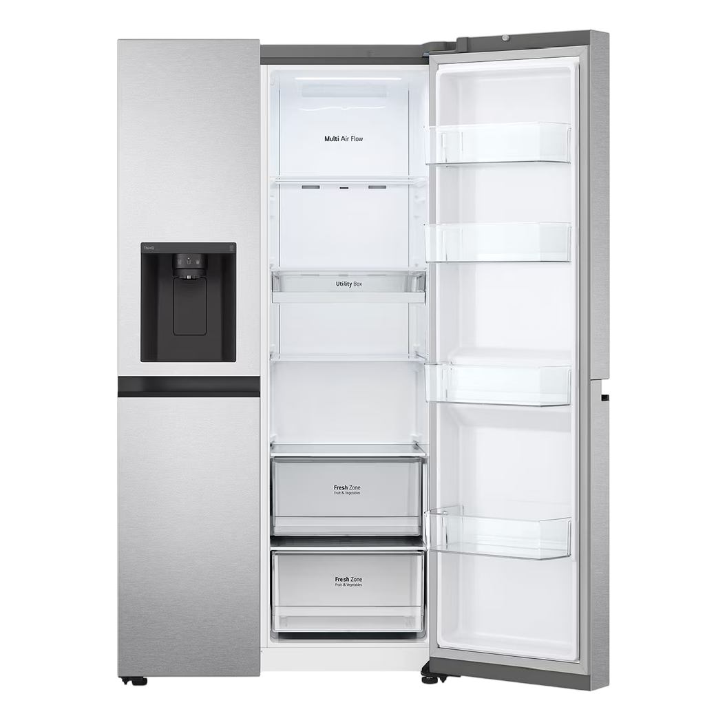 Réfrigérateur côte à côte profondeur comptoir 36 po, 23 pi³ Inox avec Wi-Fi