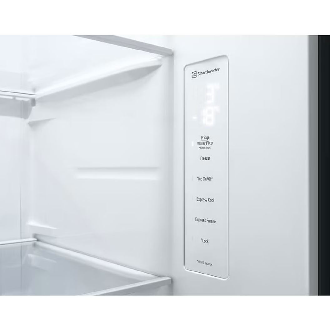 Réfrigérateur côte à côte profondeur comptoir 36 po, 23 pi³ Inox avec Wi-Fi