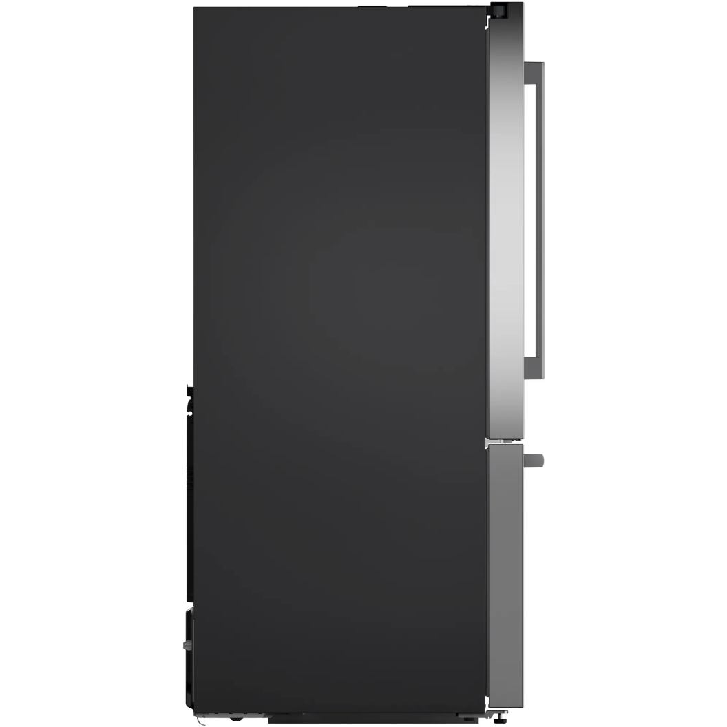 Réfrigérateur porte française 36 po, 26 pi³ Inox 3 portes - Série 500 avec distributeur d'eau et machine à glaçons