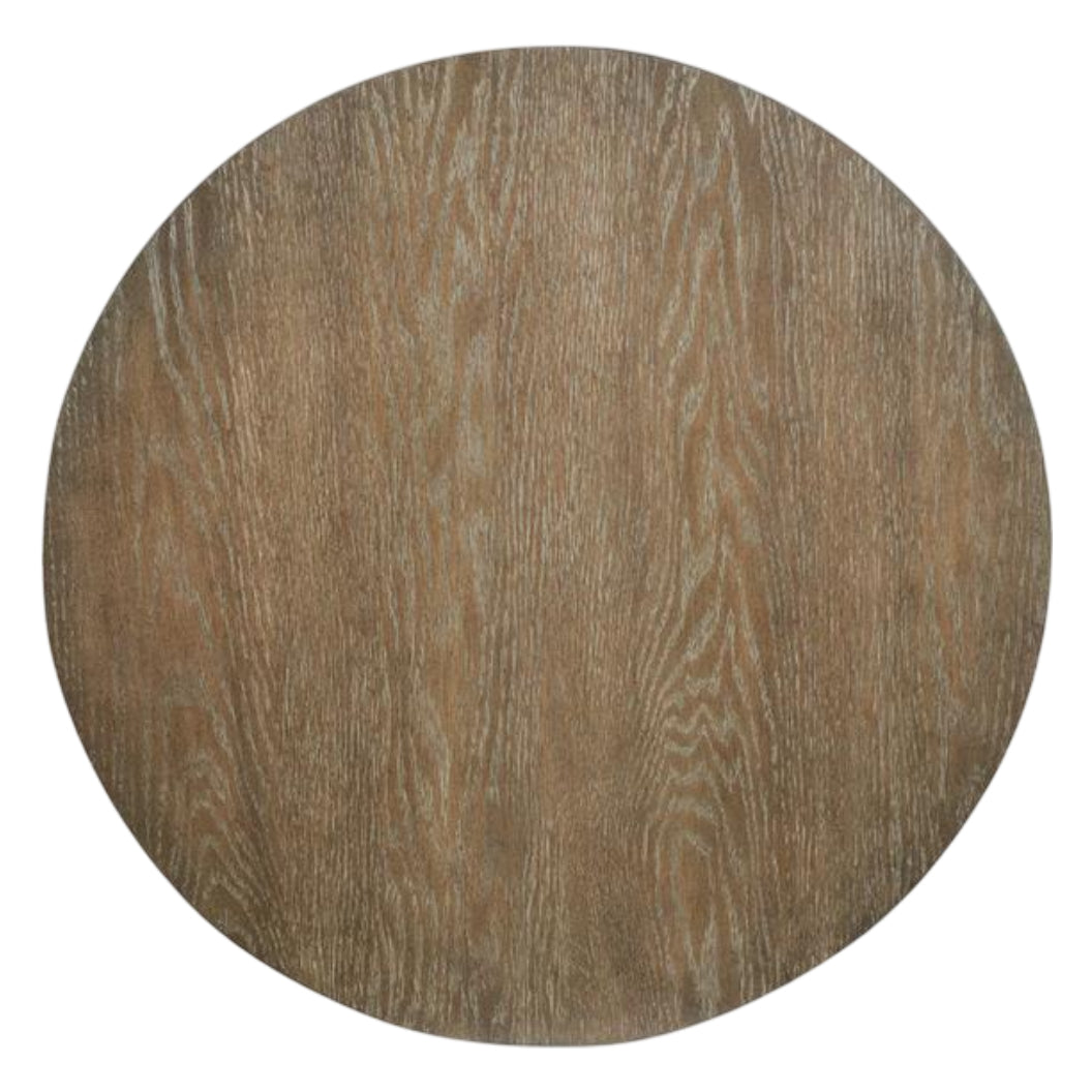 Table de bout en bois et placage de chêne brun grisâtre avec 1 tiroir - Bosley