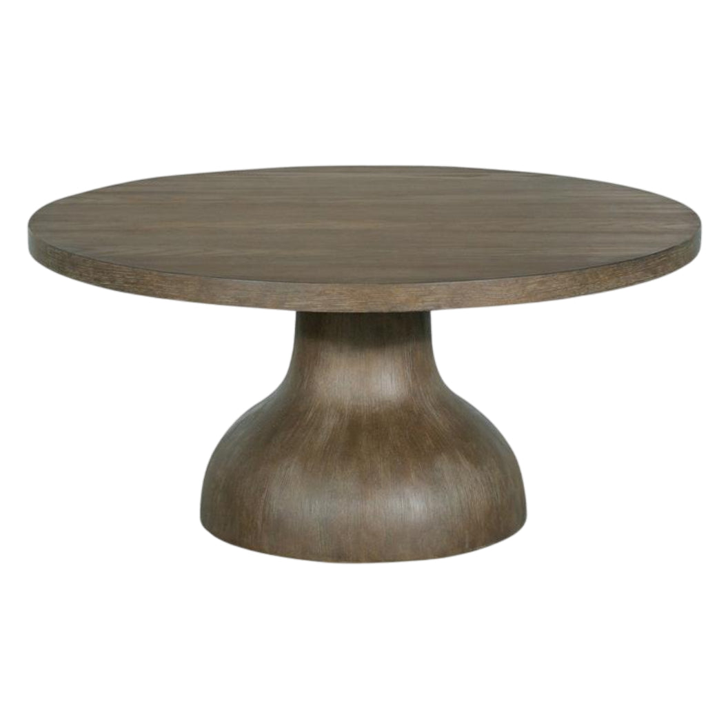 Table basse en bois et placage de chêne brun grisâtre - Bosley