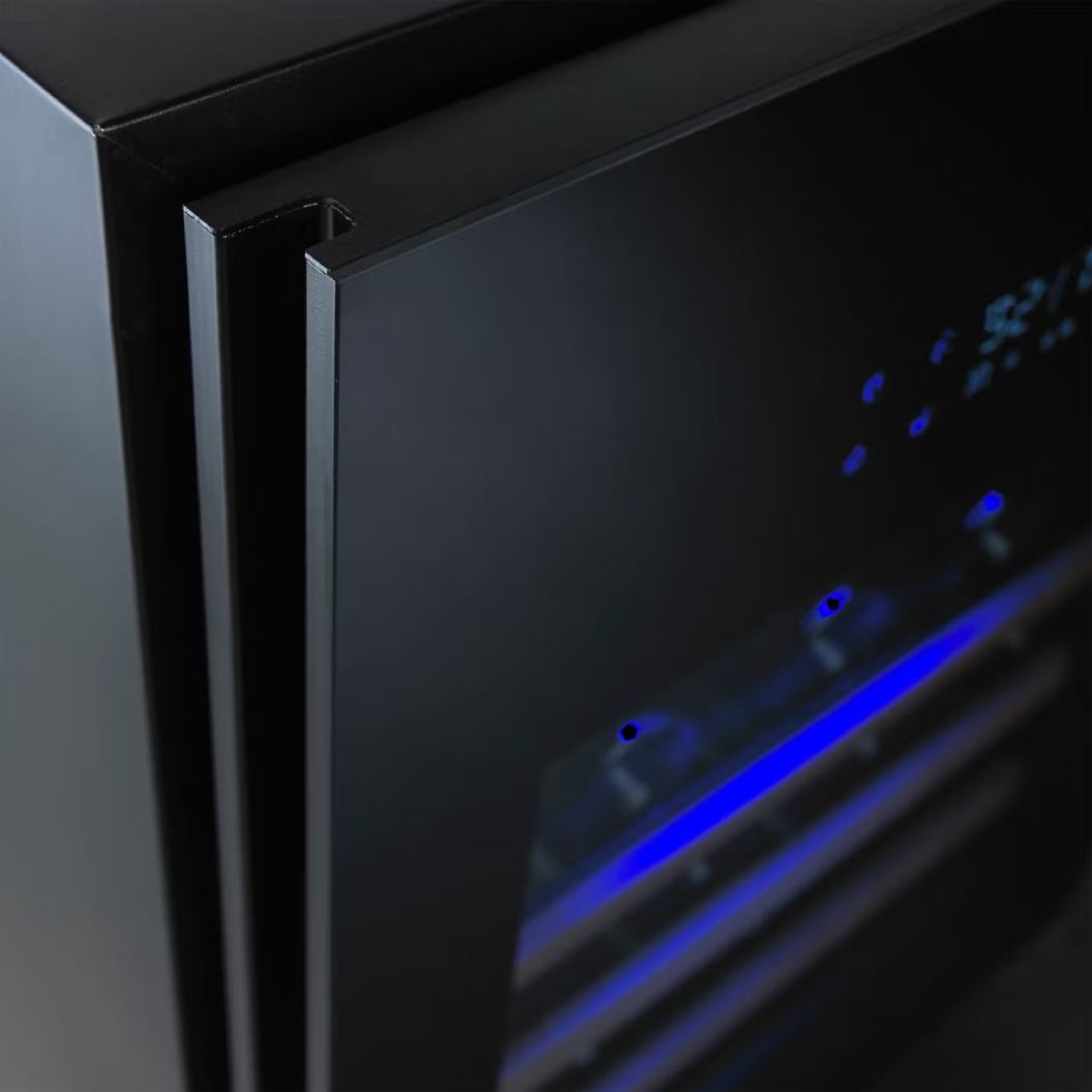 Cellier 26 po, 181 bouteilles Noir - Gamme Black Pearl avec Wi-Fi