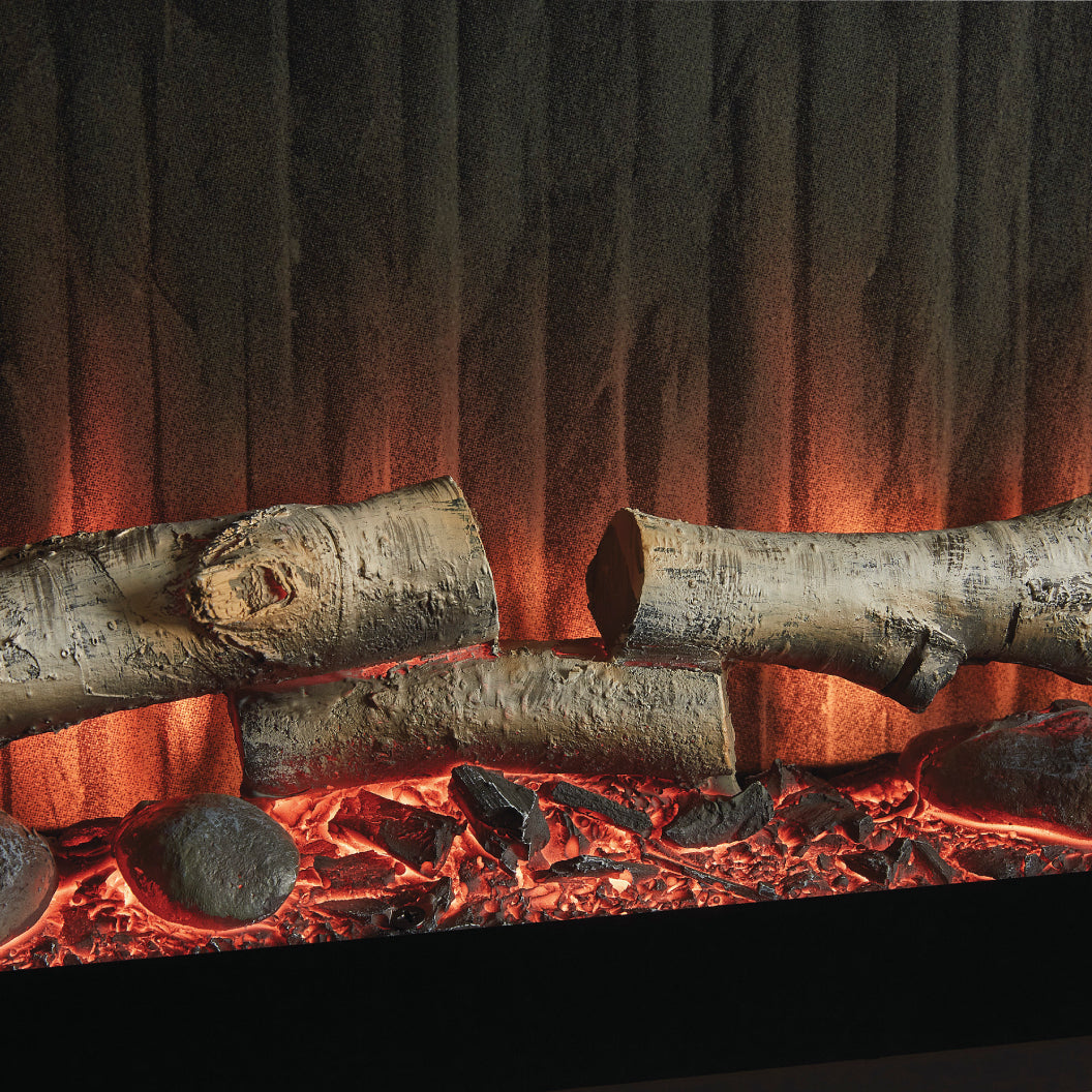 Foyer électrique encastrable avec bûches - W100-703