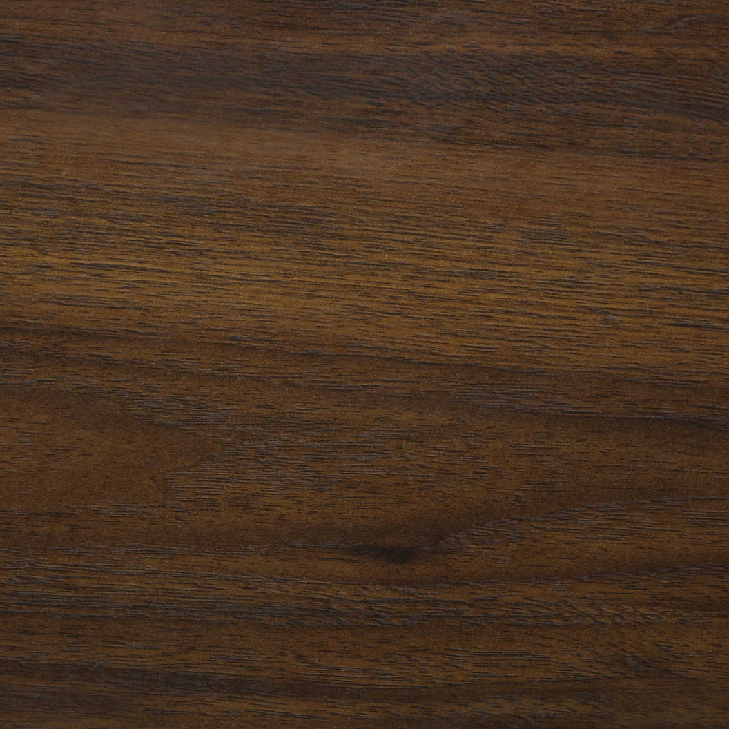 Table de chevet à 2 tiroirs en bois/MDF brun noyer - I 5233