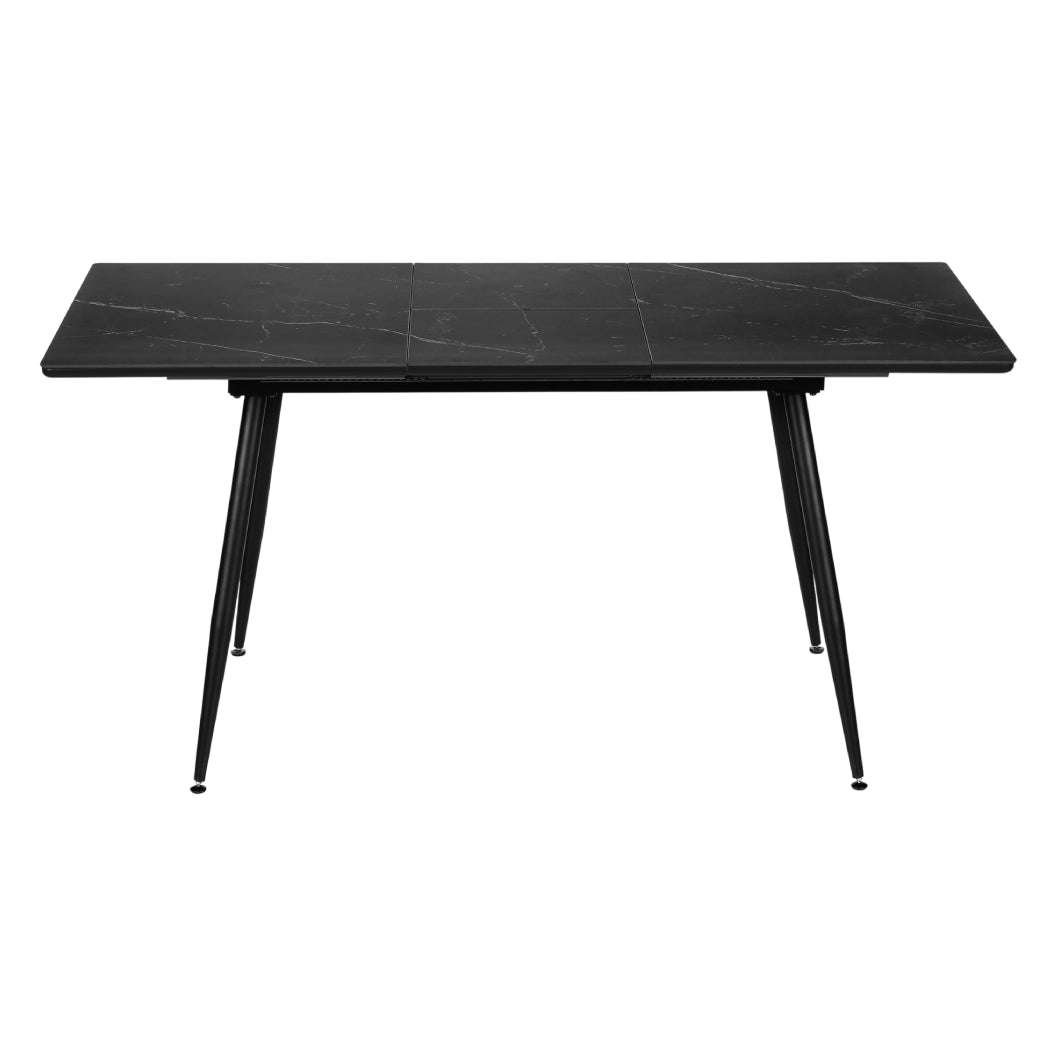 Table de salle à manger extensible en pierre frittée et métal - I 1132-1133