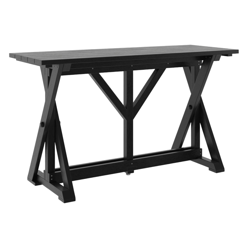 Table de bar extérieure en plastique recyclé - Harvest T204