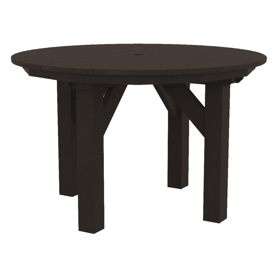 Table à manger extérieure en plastique recyclé - T05