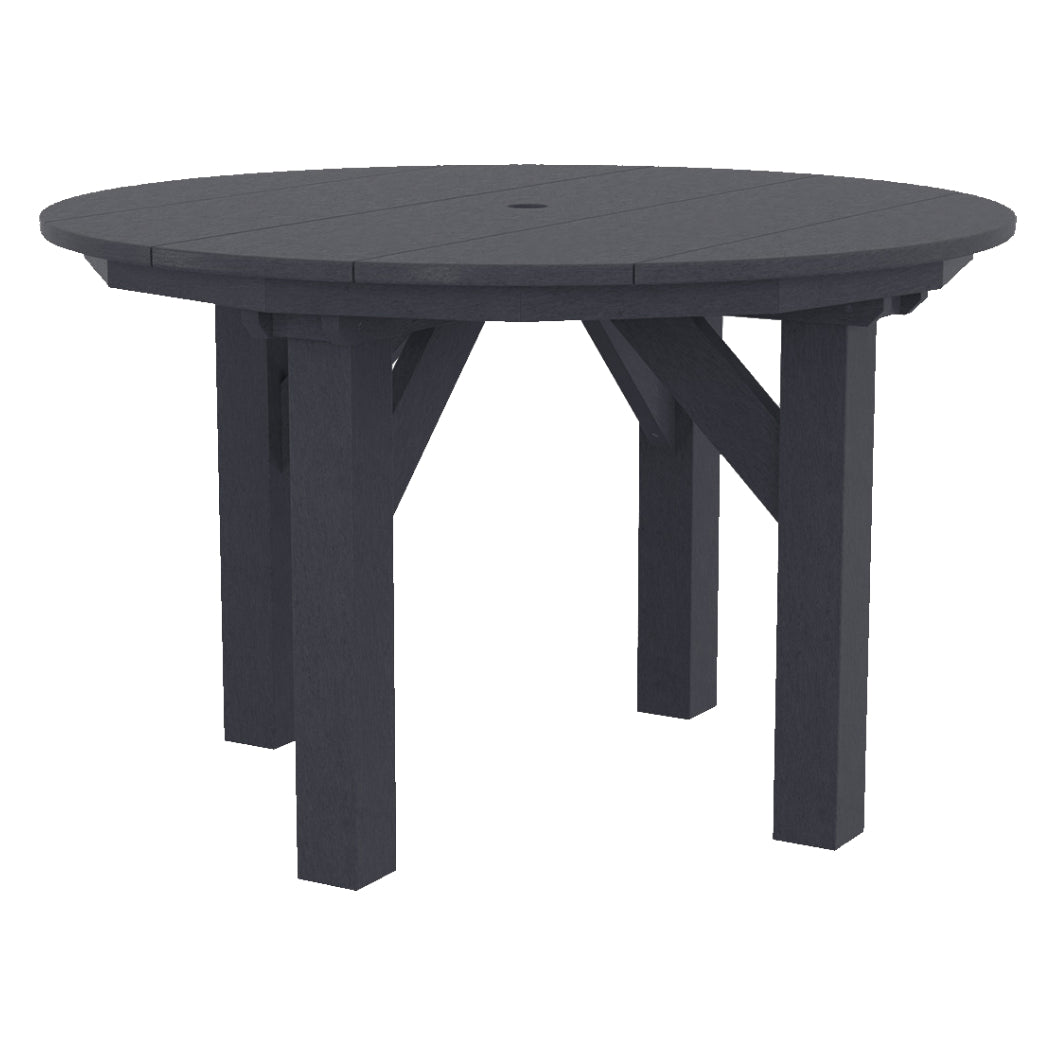 Table à manger extérieure en plastique recyclé - T05