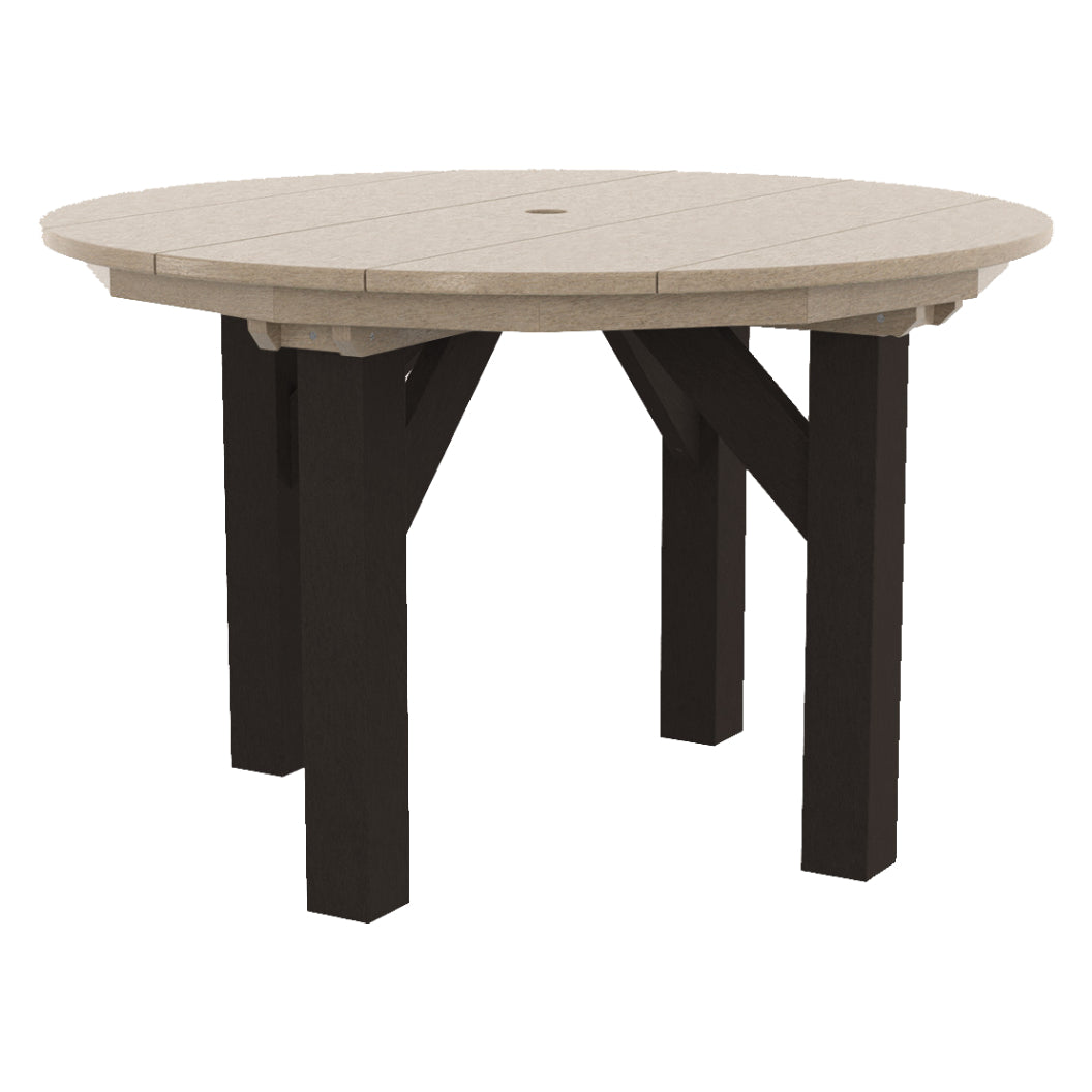Table à manger extérieure en plastique recyclé - T05