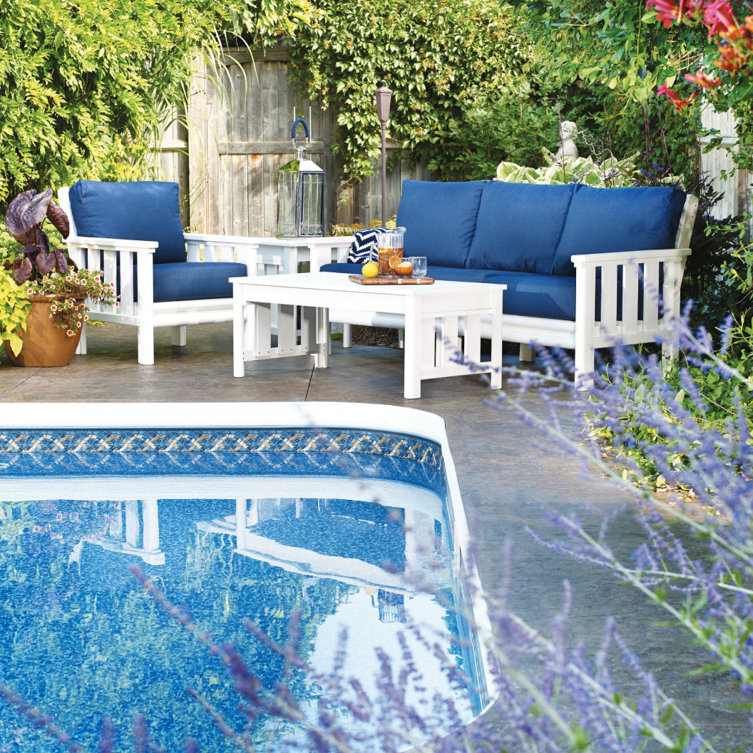 Sofa extérieur en plastique recyclé - Stratford DSF263