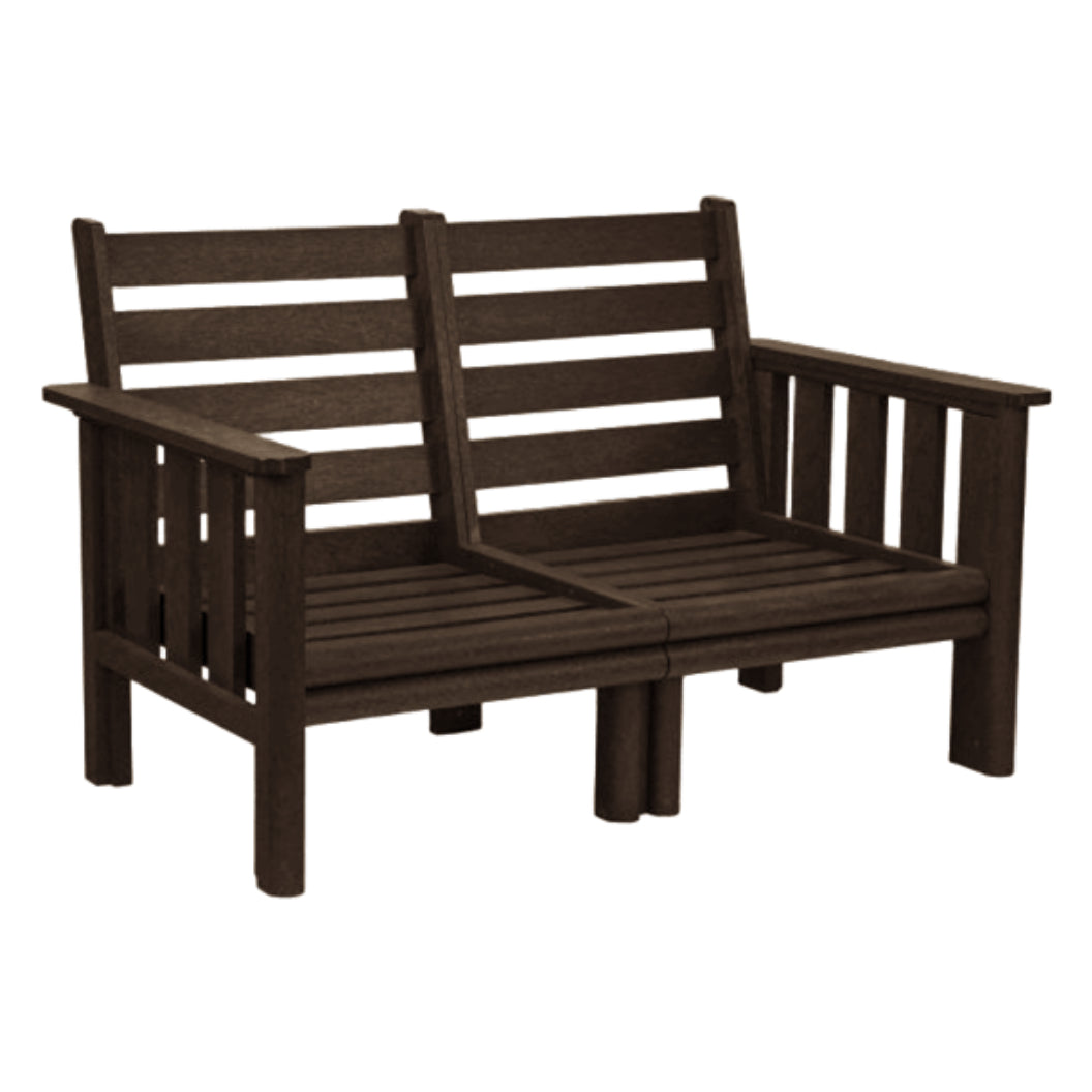 Causeuse extérieure en plastique recyclé - Stratford DSF262